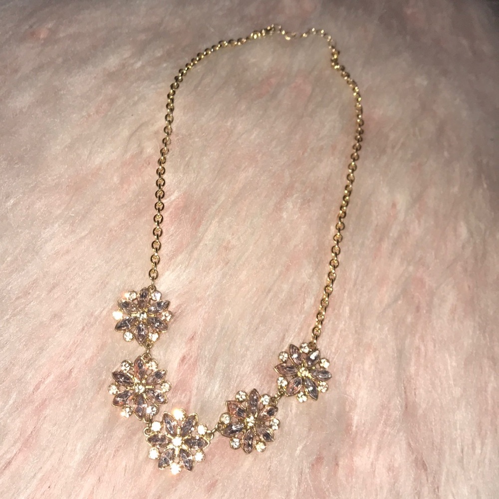 Pink Floral Necklace